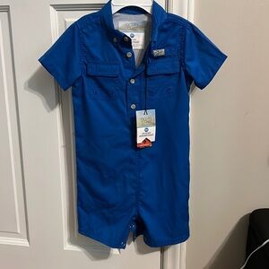 24 month Baby boy blue Ocean Coast outfit